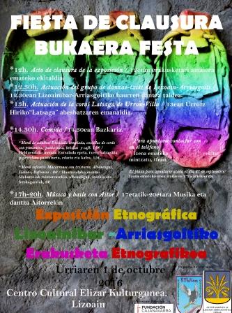 Lizoainibar-Arriasgoitiko erakusketa etnografikoaren amaierako festa/ Fiesta de clausura de la exposición etnográfica de Lizoain-Arriasgoiti Lizoainibar-Arriasgoitiko erakusketa etnografikoaren amaierako festa/ Fiesta de clausura de la exposición etnográfica de Lizoain-Arriasgoiti