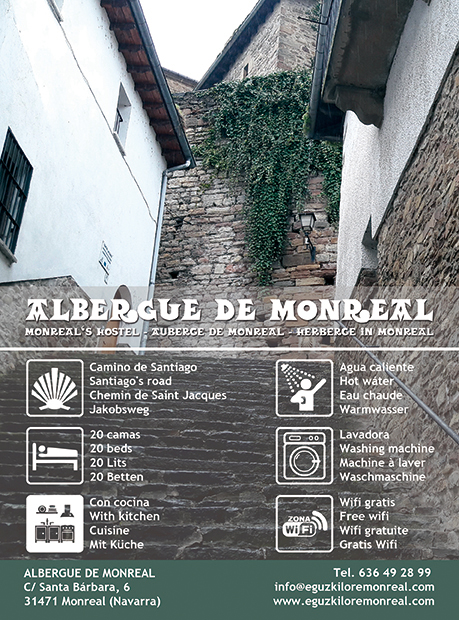 Apertura albergue de Monreal 1 de Abril