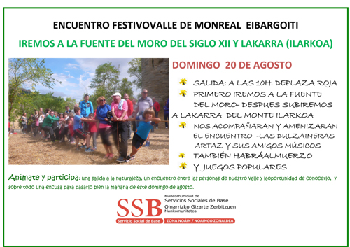 Encuentro festivo valle de Monreal y de Ibargoiti