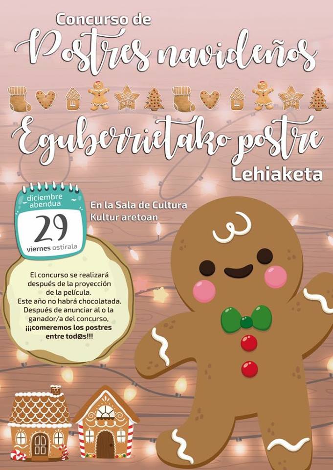 Concurso de postres navideños (Monreal)