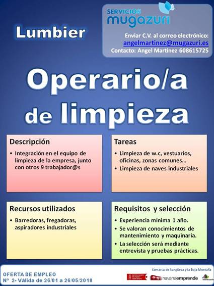 Ofertas de empleo