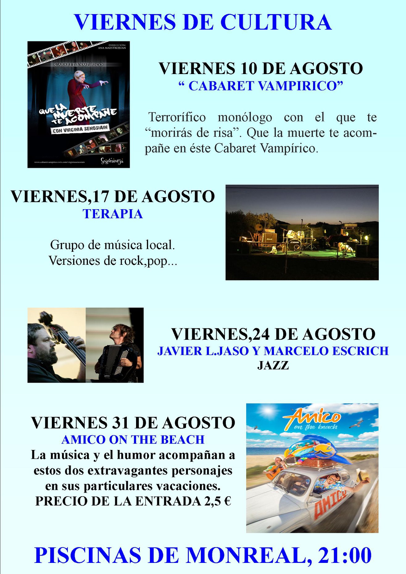 VIERNES CULTURALES EN MONREAL