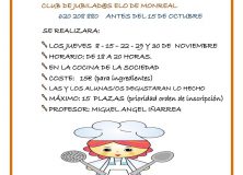 CURSO DE COCINA CREATIVA EN MOREAL