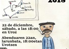 Olentzero en Lizoain-Arriasgoiti:este año en Uroz/Lizoainibar-Arriasgoitiko Olentzero, aurten Urotzen
