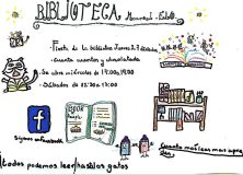 Fiesta en la biblioteca de Monreal