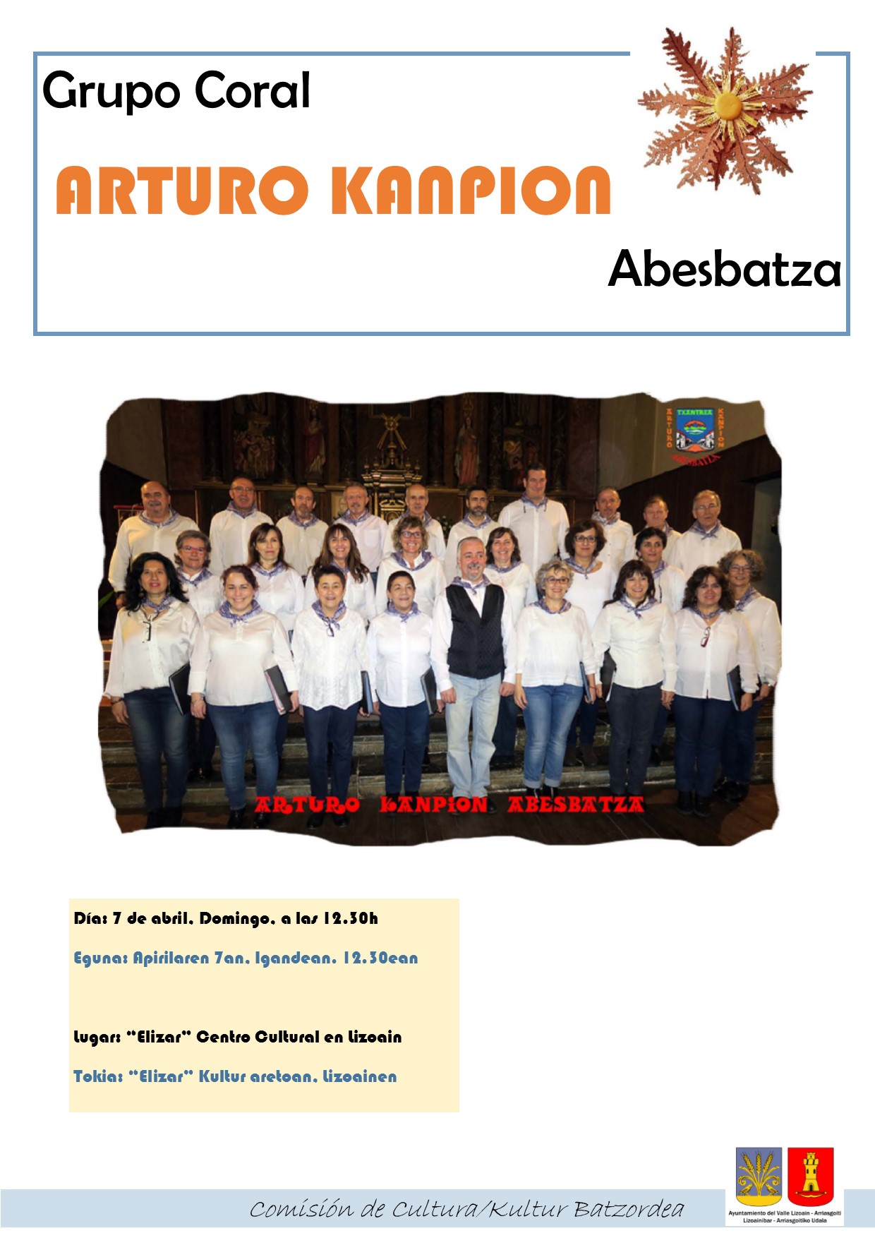 Coral «Arturo Kanpion» en Lizoain-Arriasgoiti/ «Arturo Kanpion» abesbatza Lizoainibar-Arriasgoitin Coral «Arturo Kanpion» en Lizoain-Arriasgoiti/ «Arturo Kanpion» abesbatza Lizoainibar-Arriasgoitin