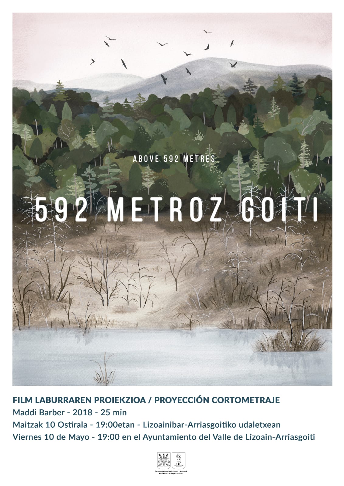 «592 metroz goiti» documental en Lizoain/ «592 metroz goiti» dokumentala Lizoainen