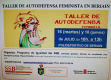 TALLER DE AUTODEFENSA FEMINISTA EN BERIAIN