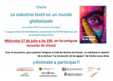 Charla: “La industria textil en un mundo globalizado”