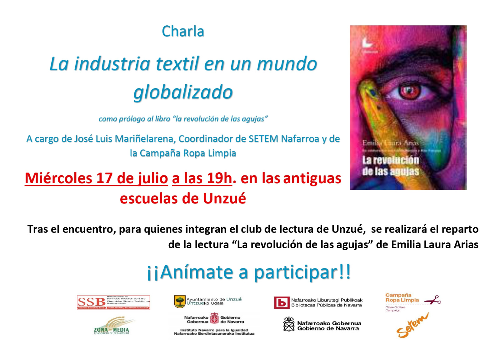 Charla: «La industria textil en un mundo globalizado» Charla: «La industria textil en un mundo globalizado»