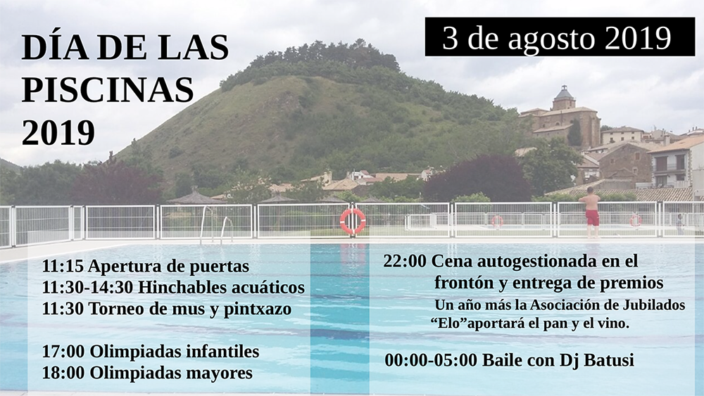 FIESTA DE LA PISCINA 2019 / IGERILEKUAREN FESTA 2019