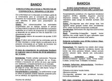 Ayudas cooperación al desarrollo en Lizoain-Arriasgoiti/Garapenerako kooperazio projektuei bideraturiko diru-laguntzak