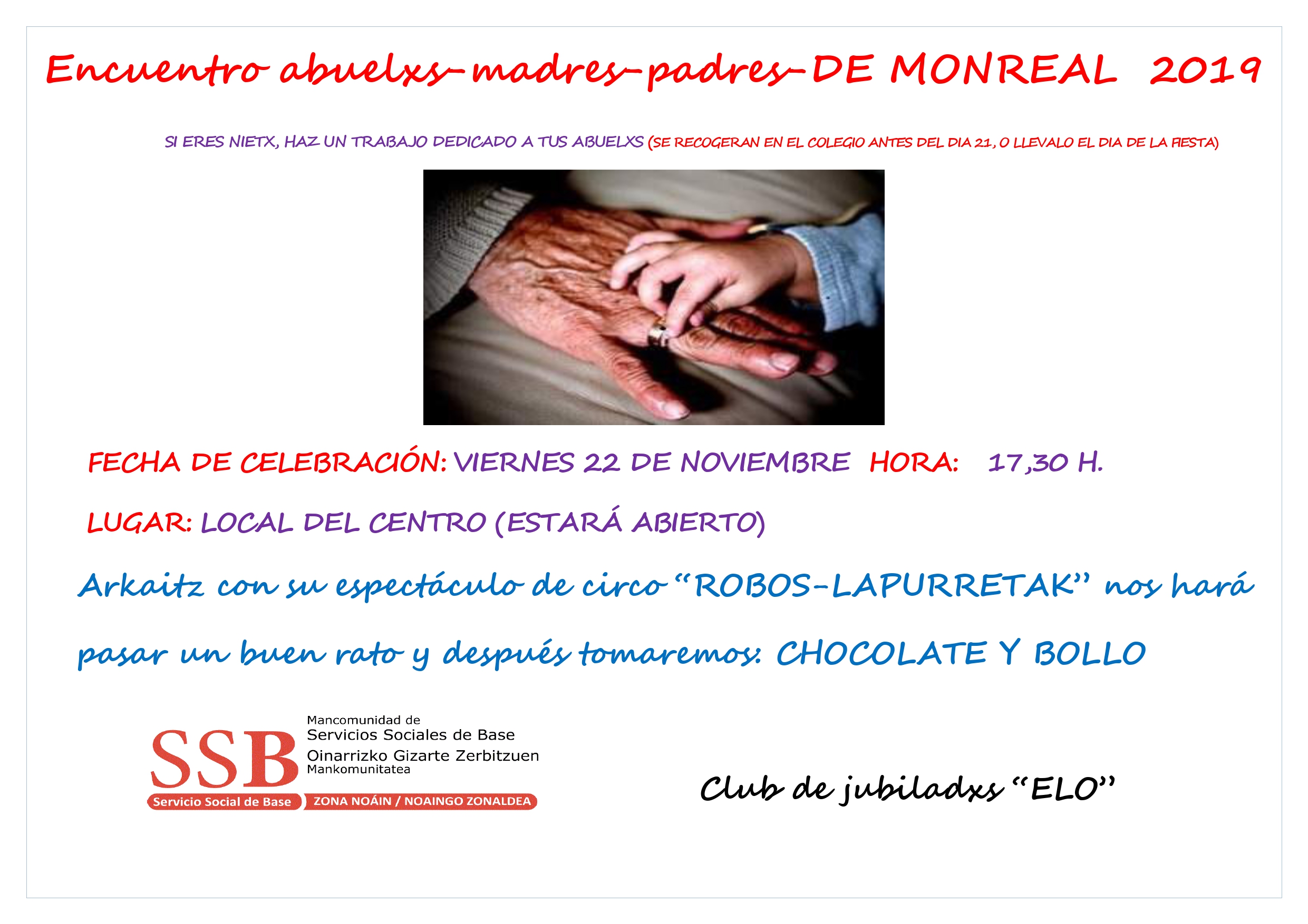 «ENCUENTRO INTERGENERACIONAL» «ENCUENTRO INTERGENERACIONAL»