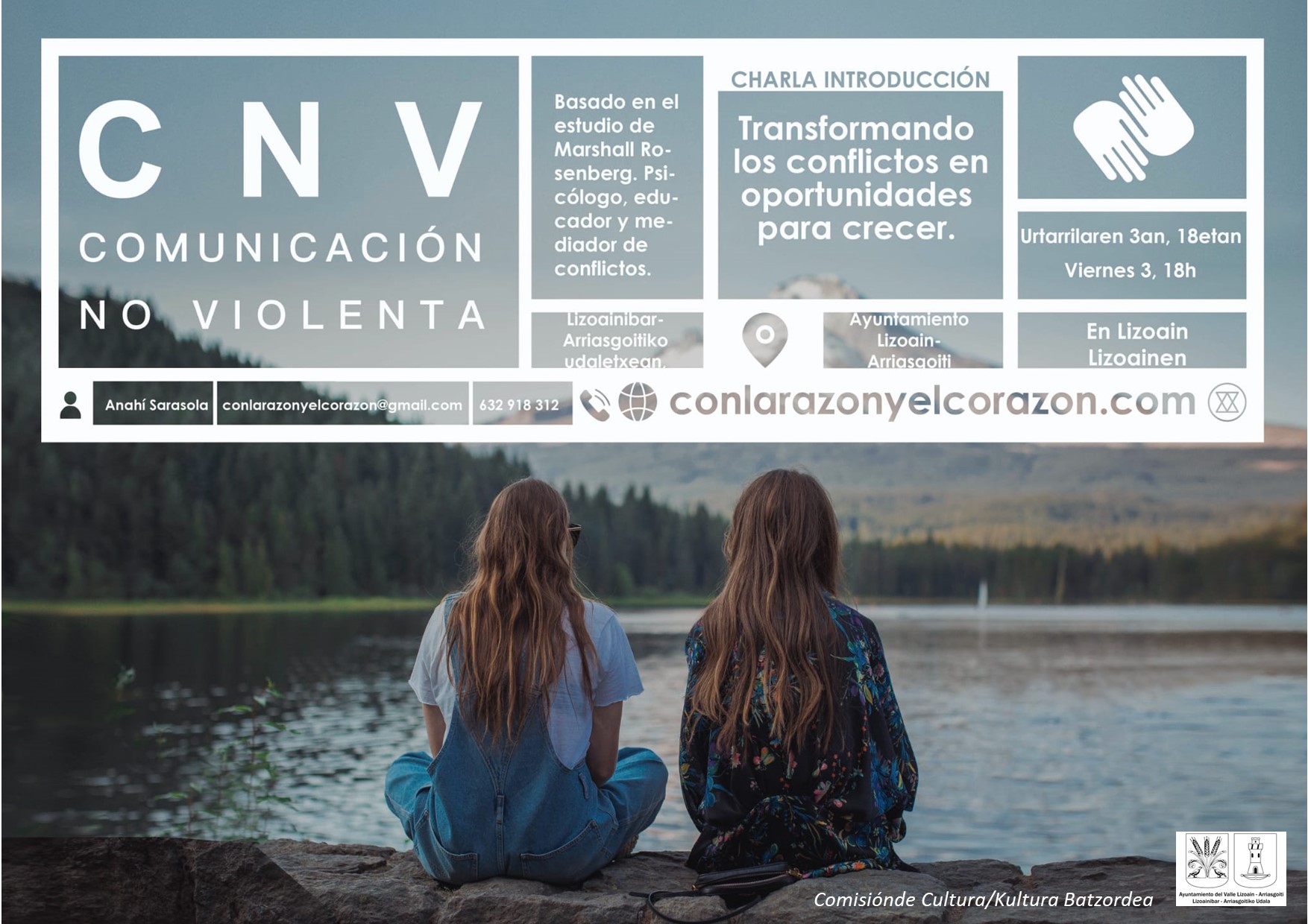 «Comunicación no violenta» Charla en Lizoain/Hitzaldia Lizoainen