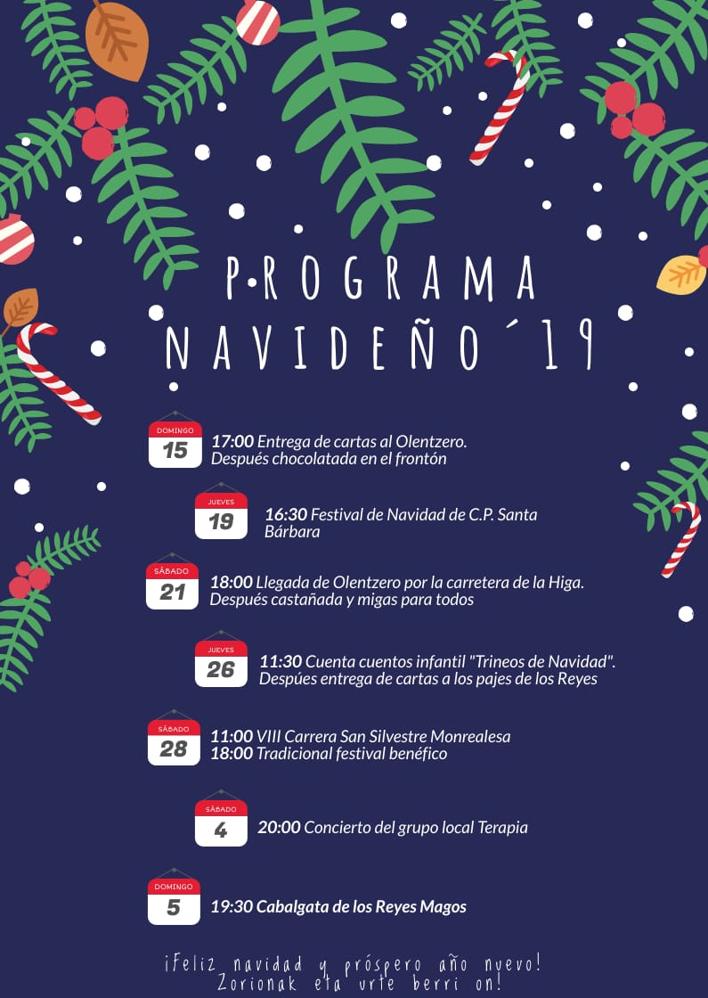 PROGRAMA NAVIDEÑO 2019 PROGRAMA NAVIDEÑO 2019