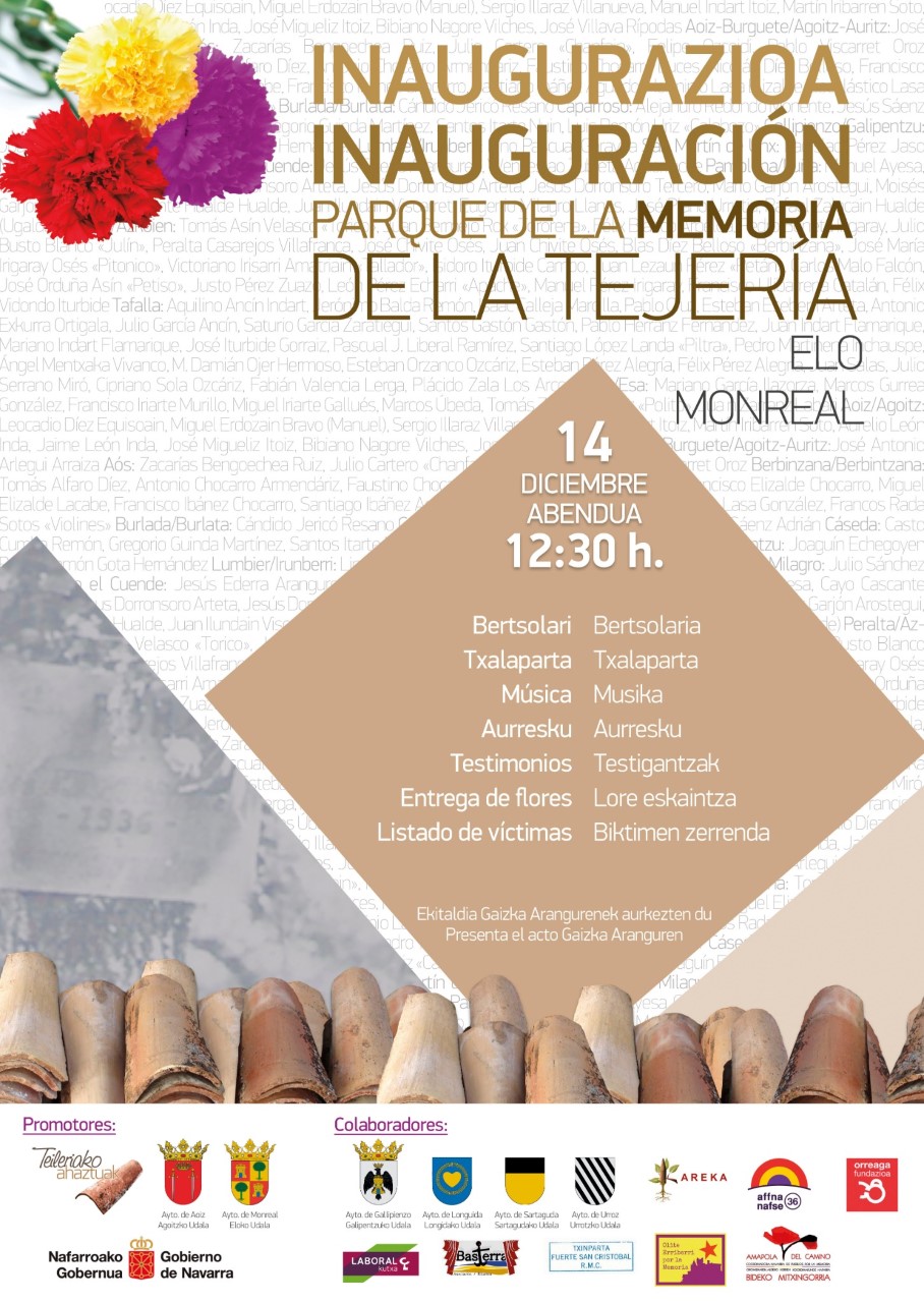 Parque de la memoria de la Tejería de Elo – Monreal Parque de la memoria de la Tejería de Elo – Monreal