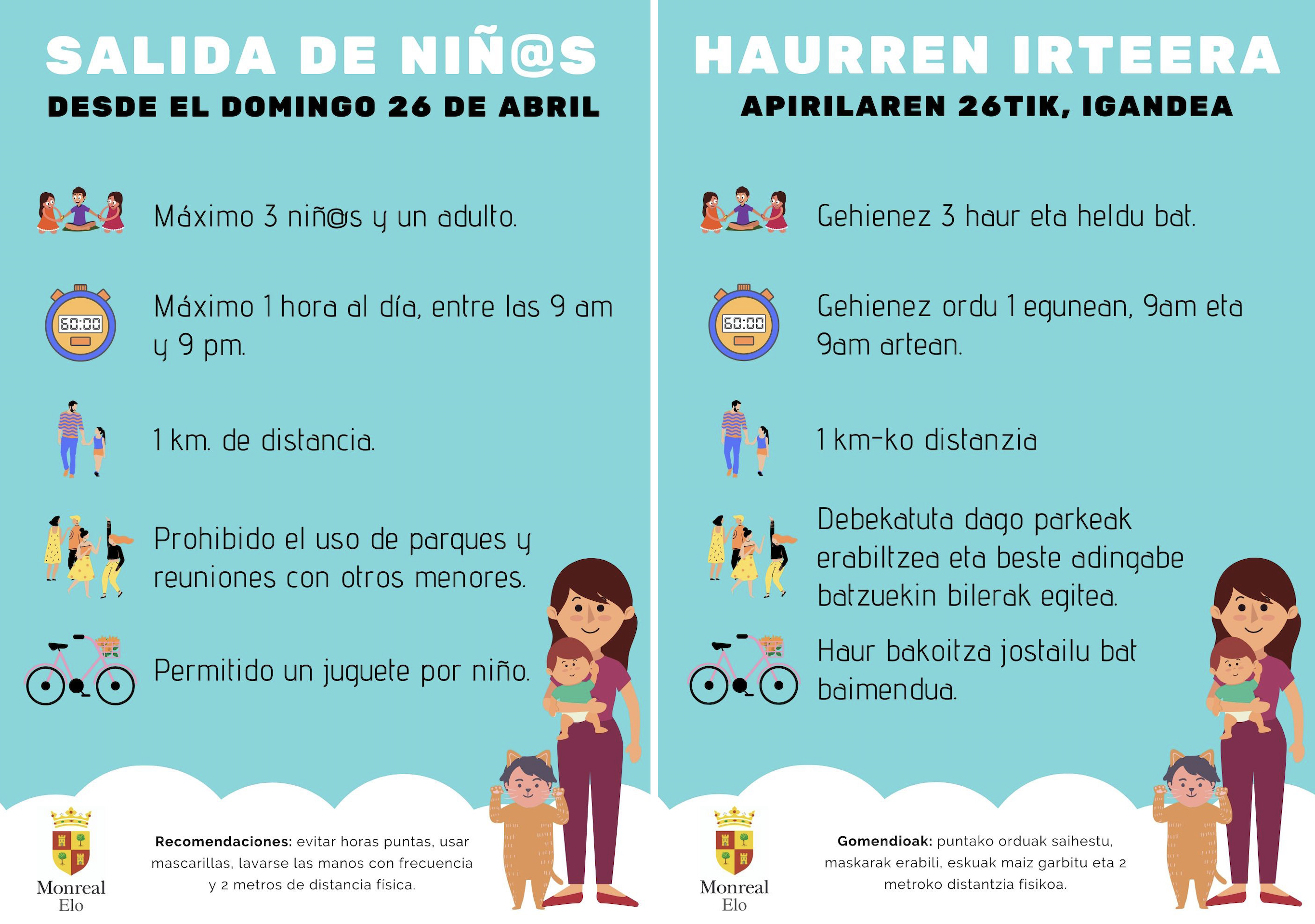 SALIDA DE NIÑ@S/HAURREN IRTEERAK