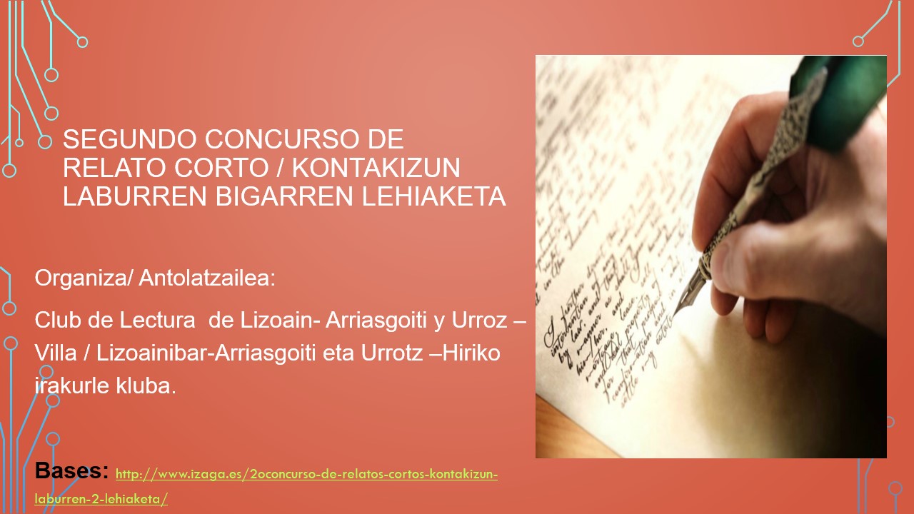 2ºConcurso de relatos cortos/Kontakizun laburren 2.lehiaketa