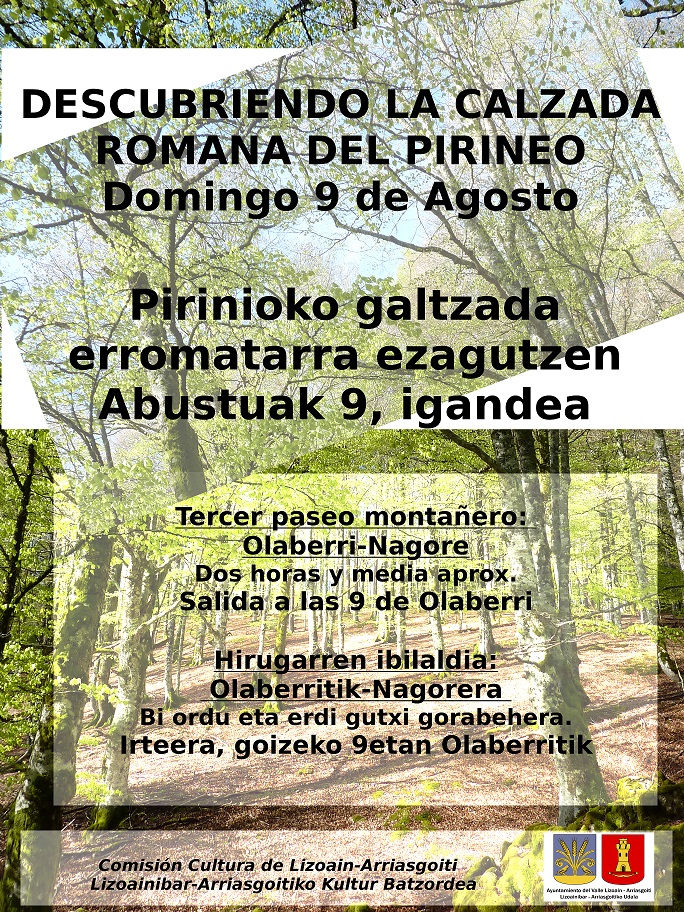 Descubriendo la calzada romana del pirineo/Pirinioko galtzada erromatarra ezagutzen