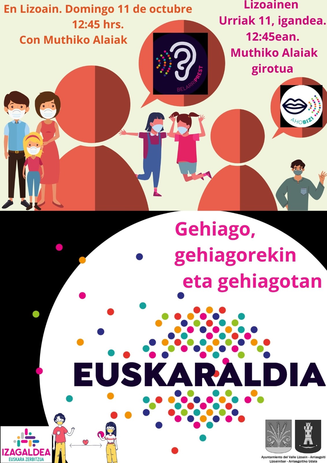 Euskaraldia Lizoainibar-Arriasgoitin/Euskaraldia en Lizoain-Arriasgoiti