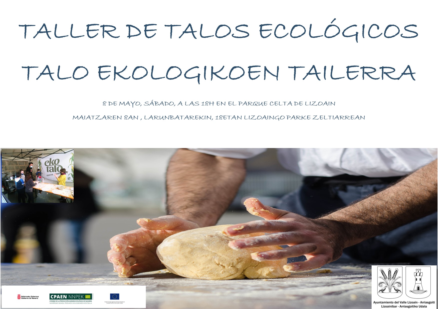 Taller de talos ecológicos en Lizoain-Arriasgoiti/ Talo ekologikoen tailerra Lizoainibar-Arriasgoitin