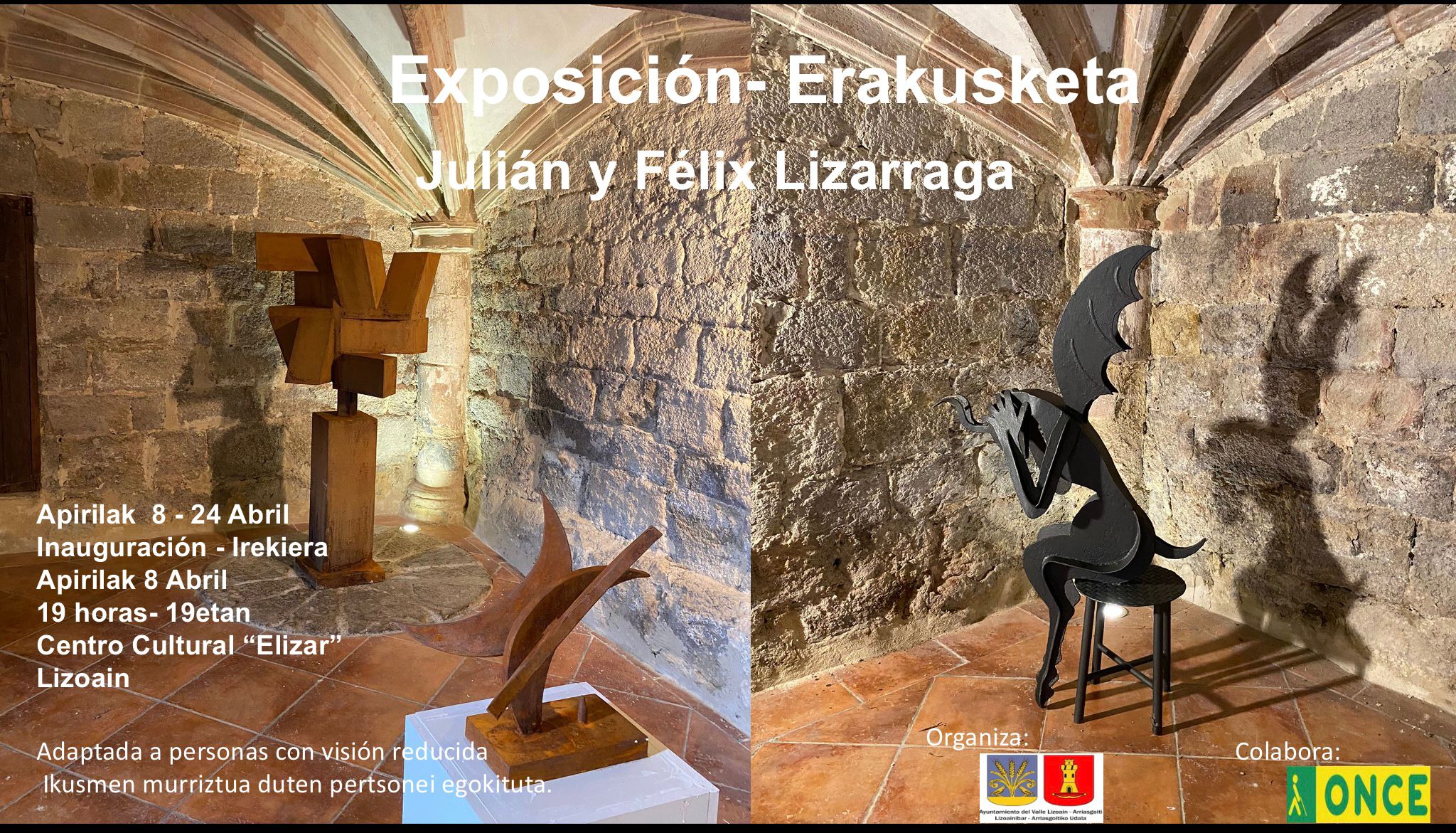 Exposición/Erakusketa Julián y Félix Lizarraga