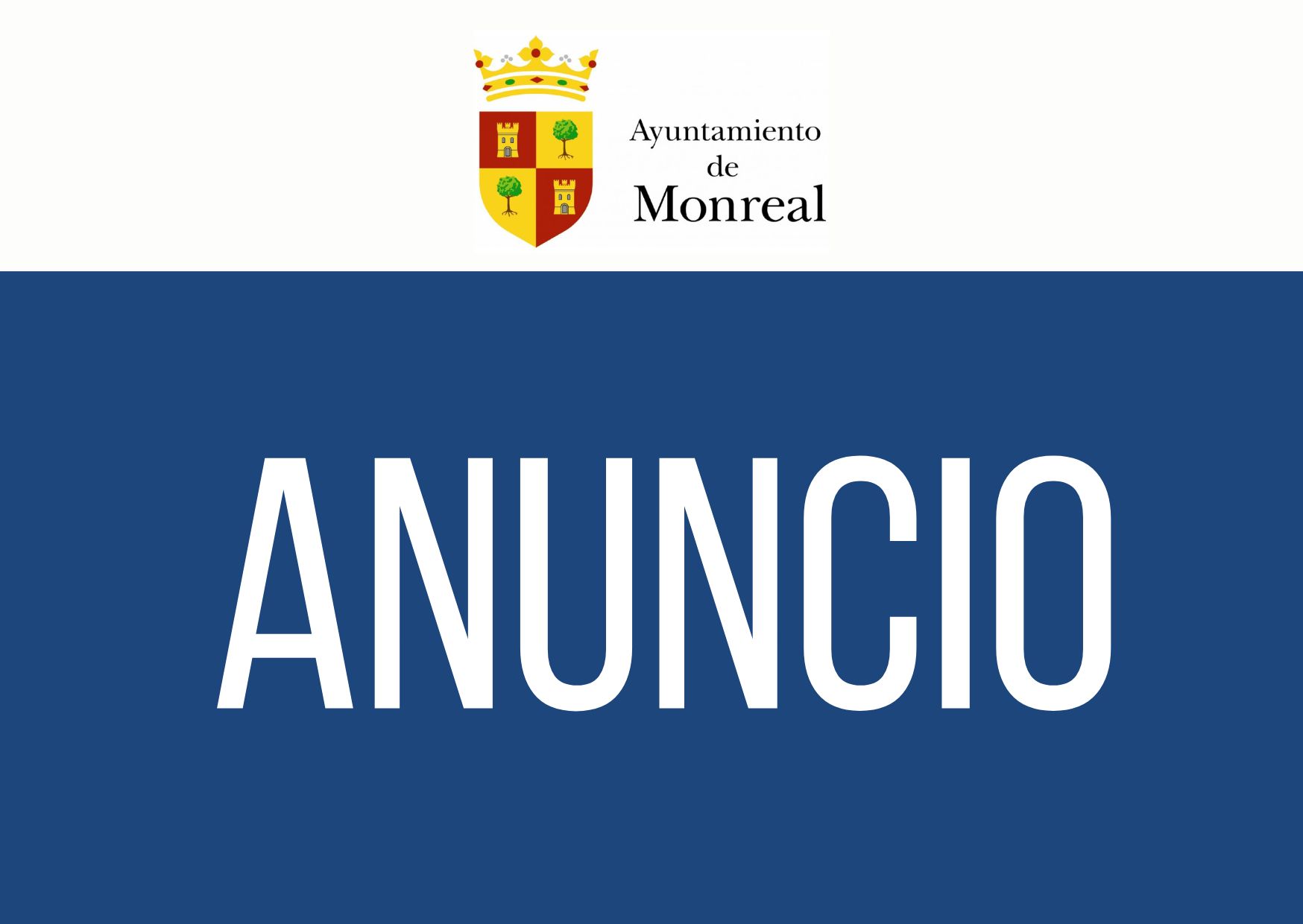 ANUNCIO ARRENDAMIENTO DEL BAR Y TERRAZA DE LAS PISCINAS MUNICIPALES DE MONREAL/ELO